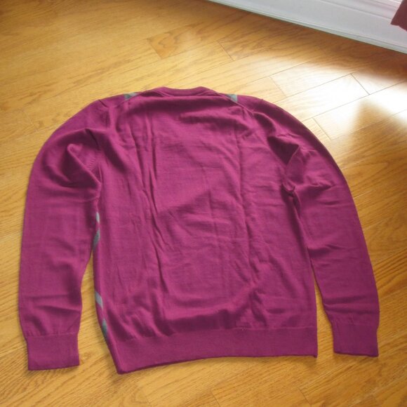 Men's Simons 100% Wool V-neck Sweater Size Small - Picture 2 of 4